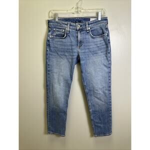 Rag & Bone Dre Low Rise Slim Boyfriend Jeans Womens 26 Medium Wash Denim Y2K